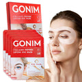 GONIM Under Eye Patches for Puffy Eyes and Dark Circles, Collagen, Eye Mask | Caffeine eye patches for women, retinol PDRN hydrogel under eye mask, hydrating care for dry fine lines, 360° fit, 4 pairs