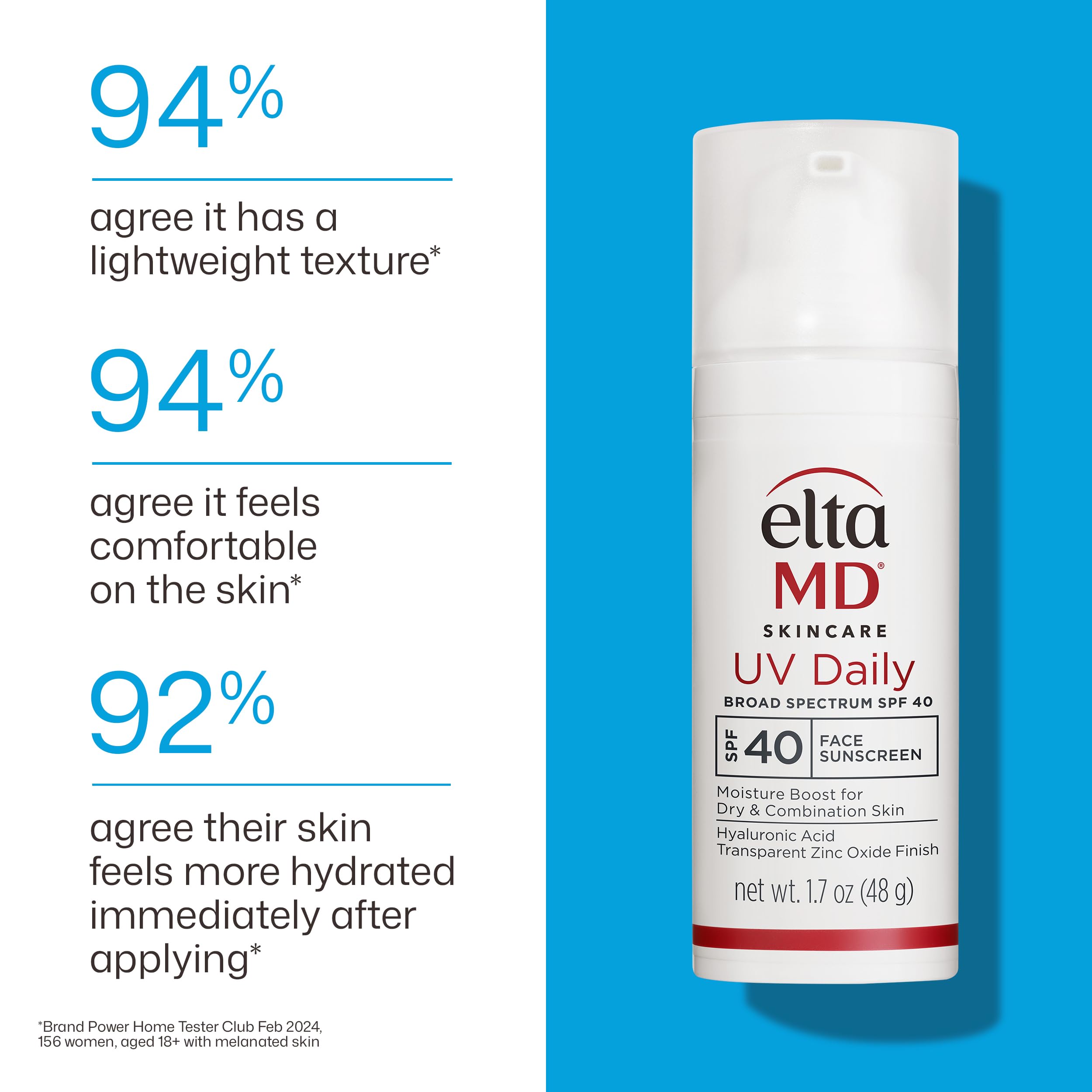 EltaMD UV Daily SPF Face Sunscreen Moisturizer with Zinc Oxide, Daily Face Moisturizer with SPF, Sunscreen for Dry Skin