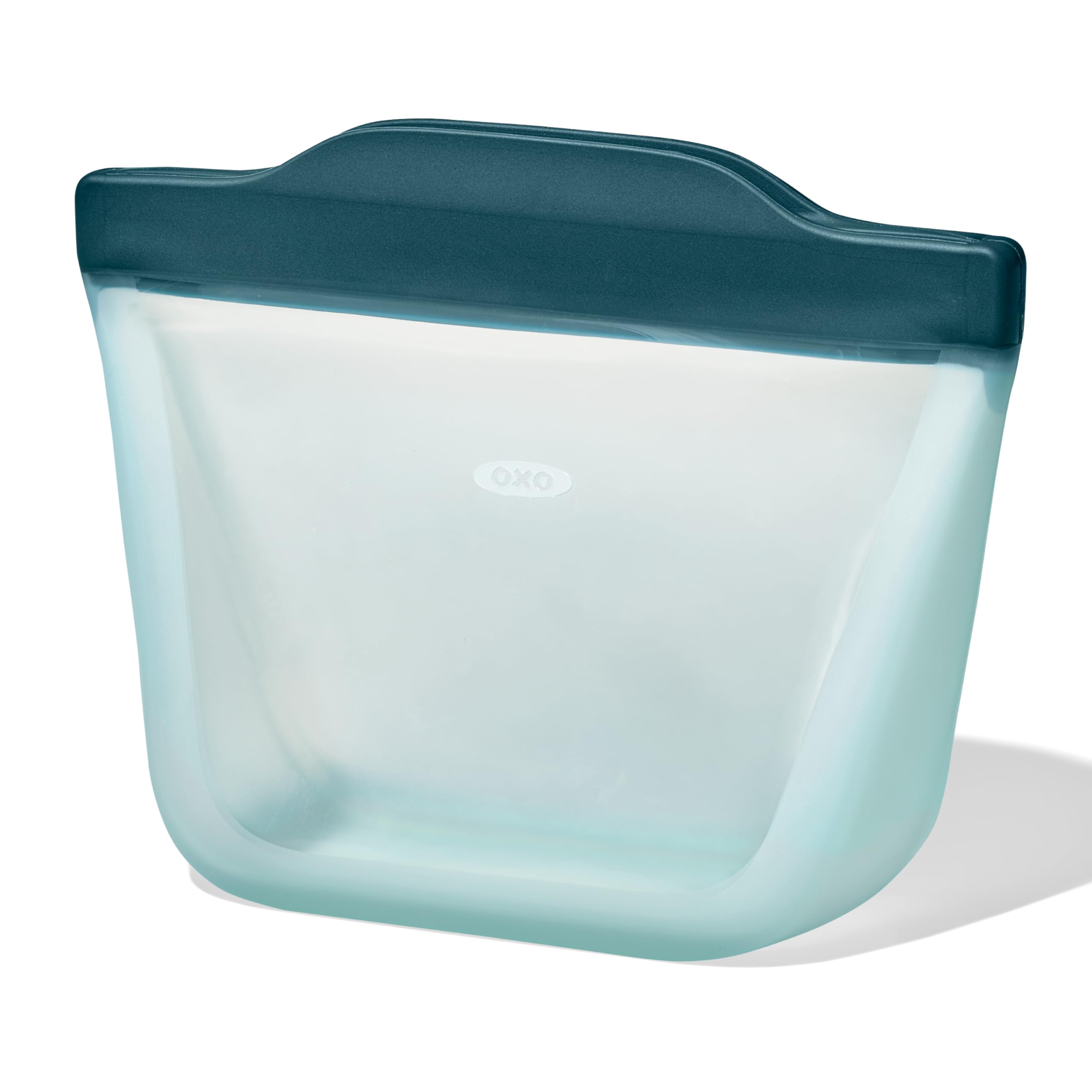 OXO Good Grips Silicone Reusable Bag – Stand-Up Snack (12 oz) – Oat