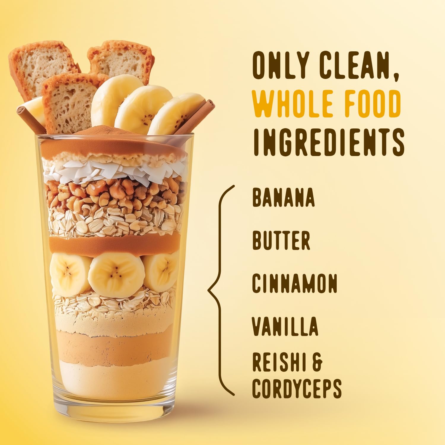 FlavCity All in One Protein Shake Powder, Pineapple Coconut - On the Go Meal Alternative + Collagen Peptides, Reishi & Cordyceps - Focus, Skin, Hair & Joint Support - 100% Grass Fed Whey, 20 Servings