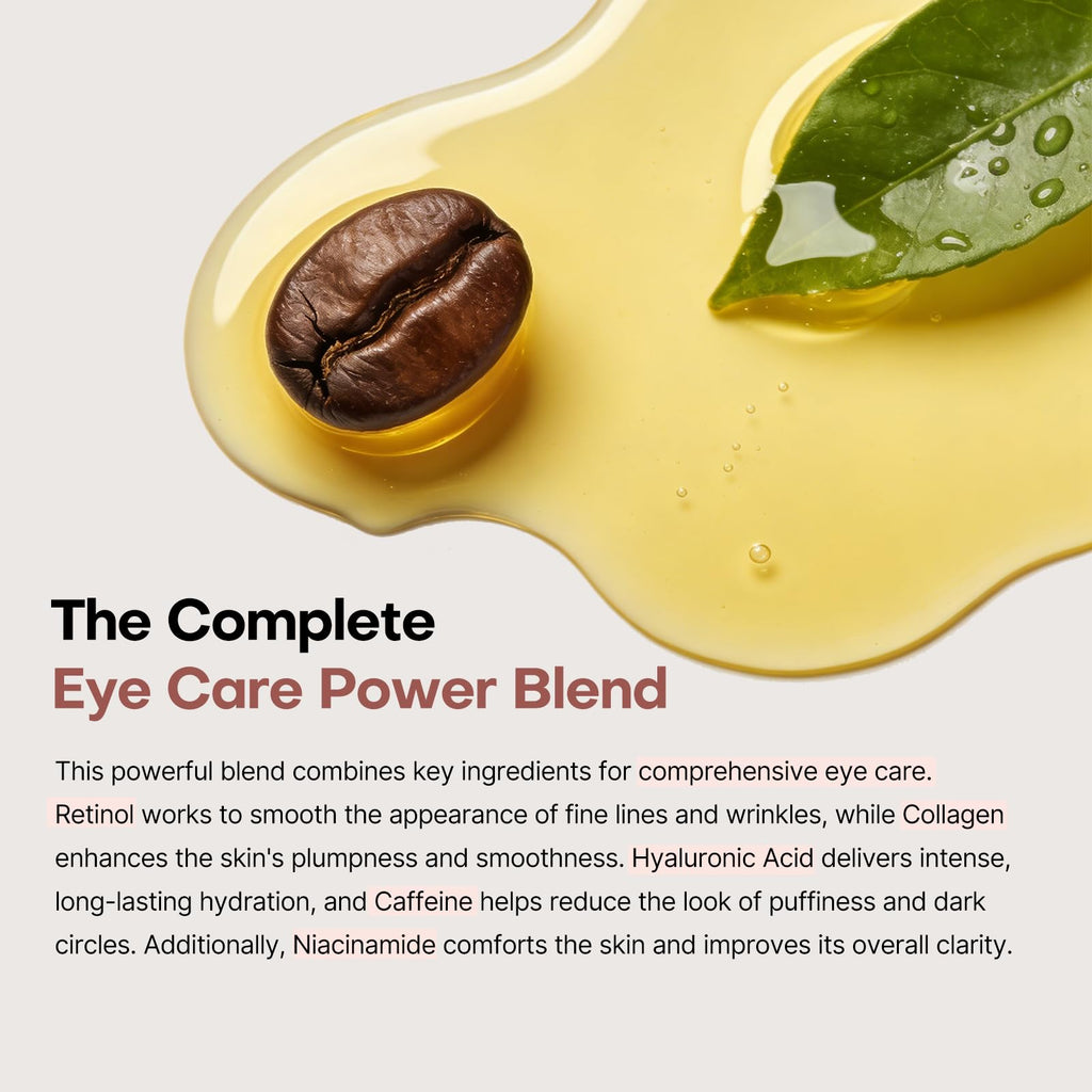 dewyhour Retinol Collagen Firming Hydrogel Patches - Under Eye Patches for Puffy Eyes & Dark Circles, Moisturizing Eye Mask with Caffeine & Hyaluronic Acid, Gentle Korean Skincare