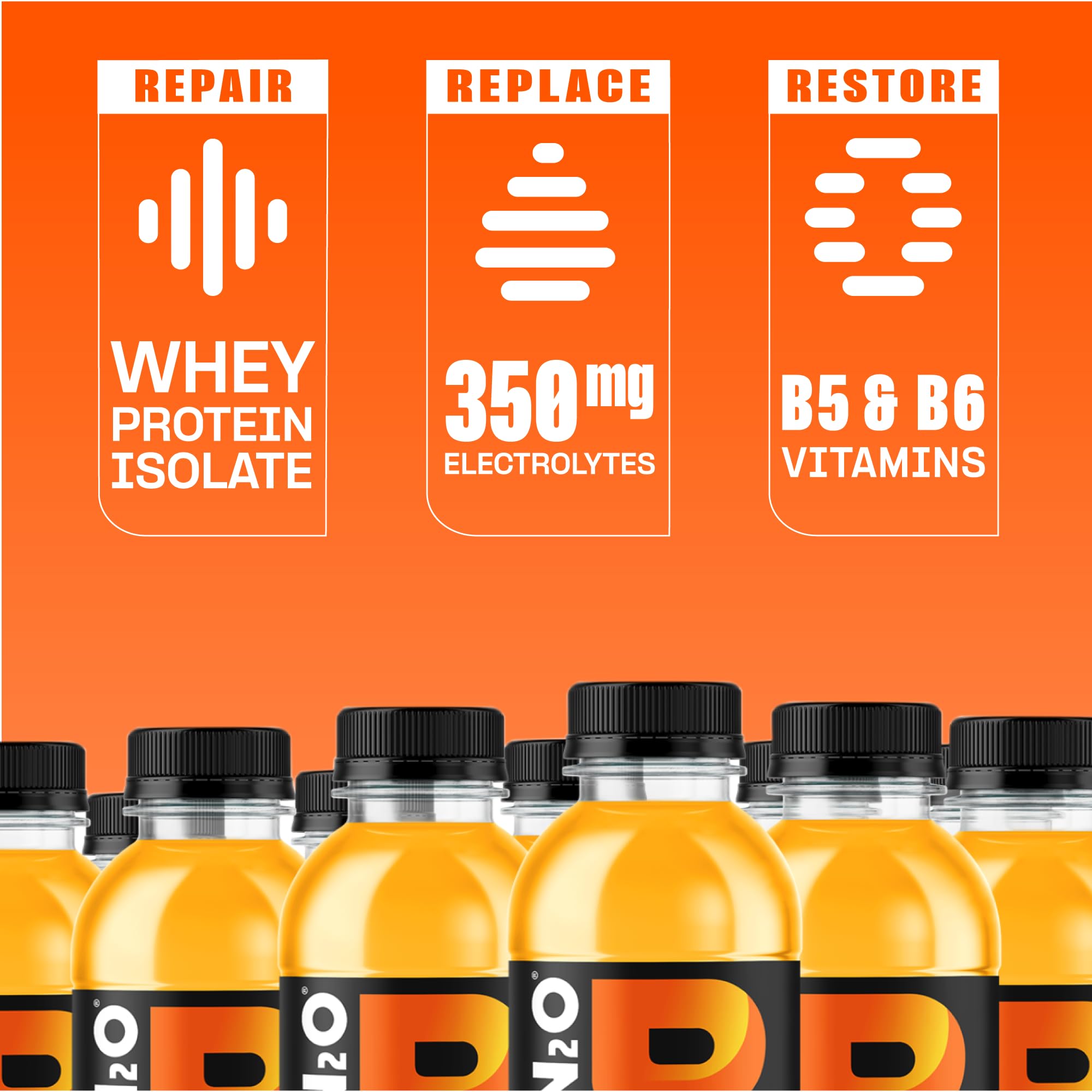 Protein2o 2-in-1 Clear Whey Protein & Electrolyte Beverage, 20g Protein, Gluten-Free, Keto, 16.9 fl oz Bottles (12 Count Variety Pack)