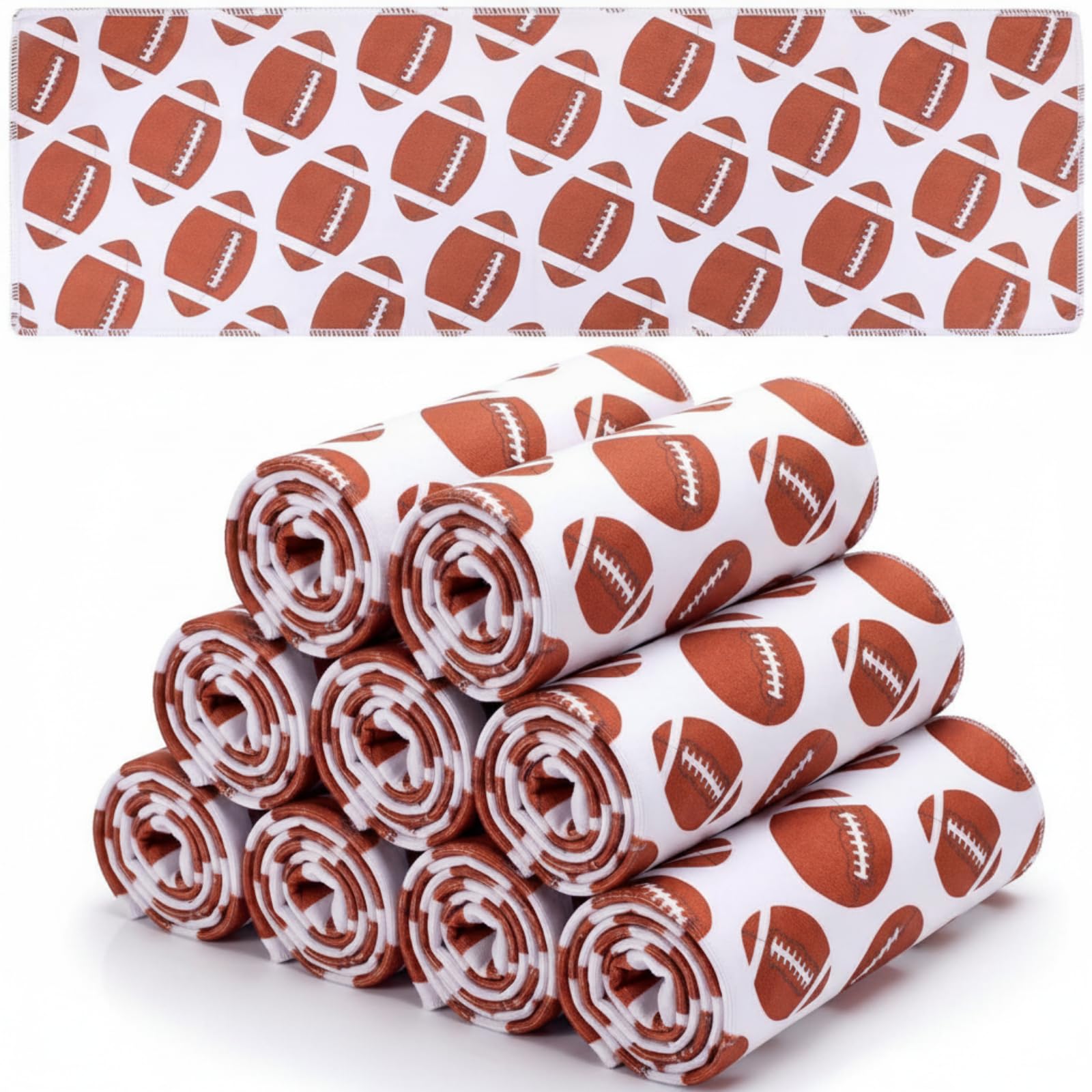 FuWeave 24 Pack Baseball Cooling Towel 40 x 12 Inch Breathable Sport Cooling Towel Microfiber Fast Drying Baseball Team Gifts for Athletes Yoga Gym Camping Running