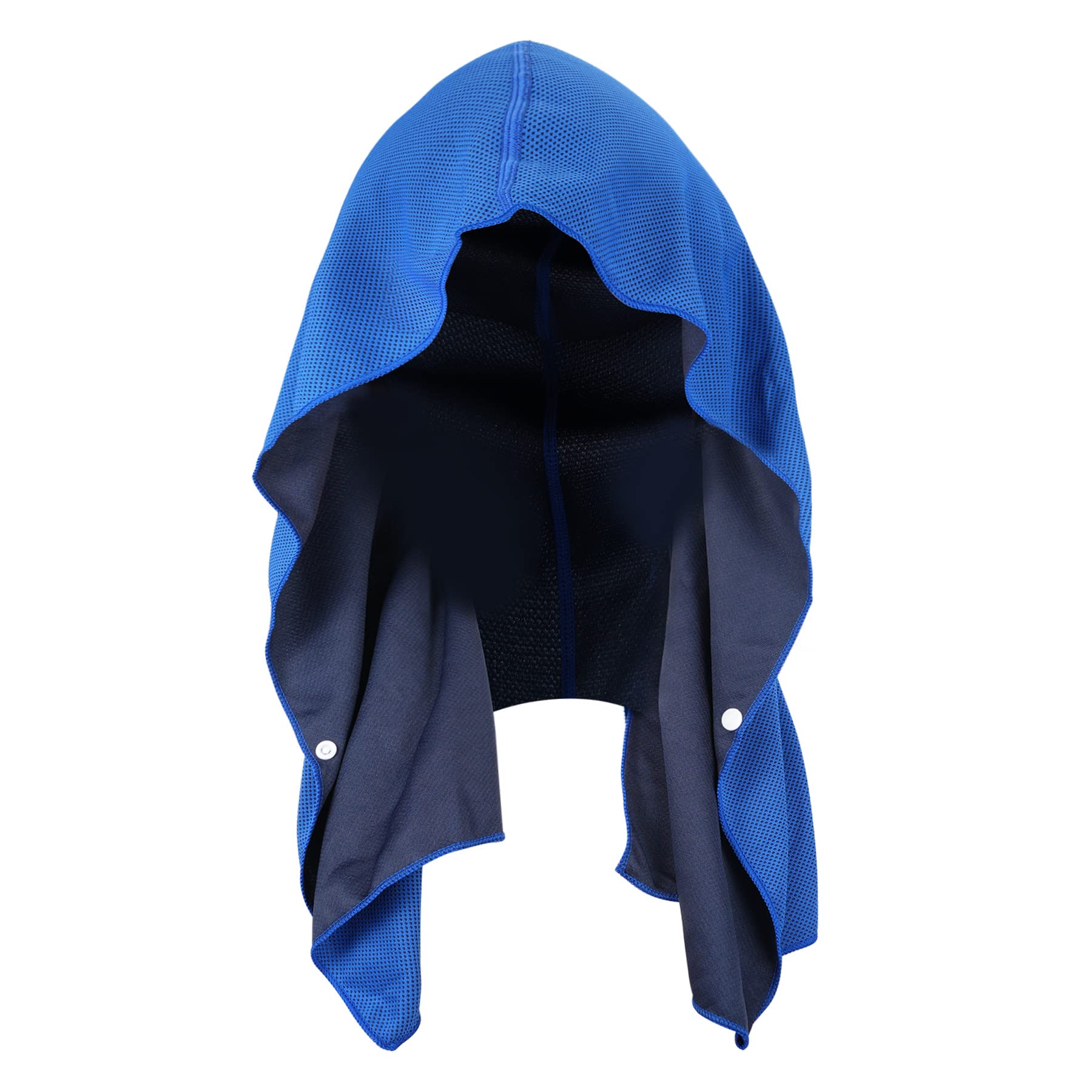 Sukeen Cooling Hoodie Towel, Cooling Towels for Neck and Face Quick Drying Absorbent, UV Protection Cooling Neck Wraps, Sport Workout Camping Cycling Cooling Towel