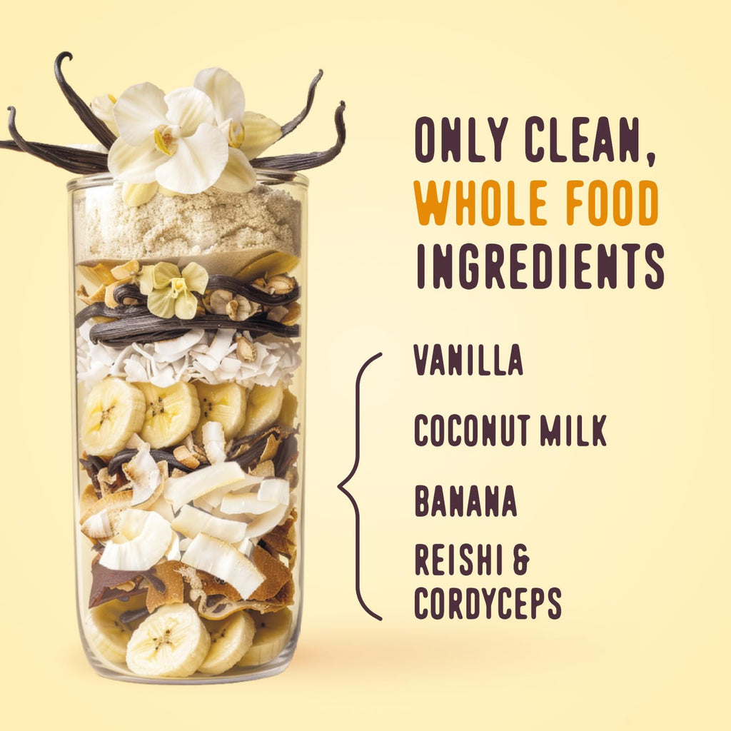 FlavCity All in One Protein Shake Powder, Pineapple Coconut - On the Go Meal Alternative + Collagen Peptides, Reishi & Cordyceps - Focus, Skin, Hair & Joint Support - 100% Grass Fed Whey, 20 Servings