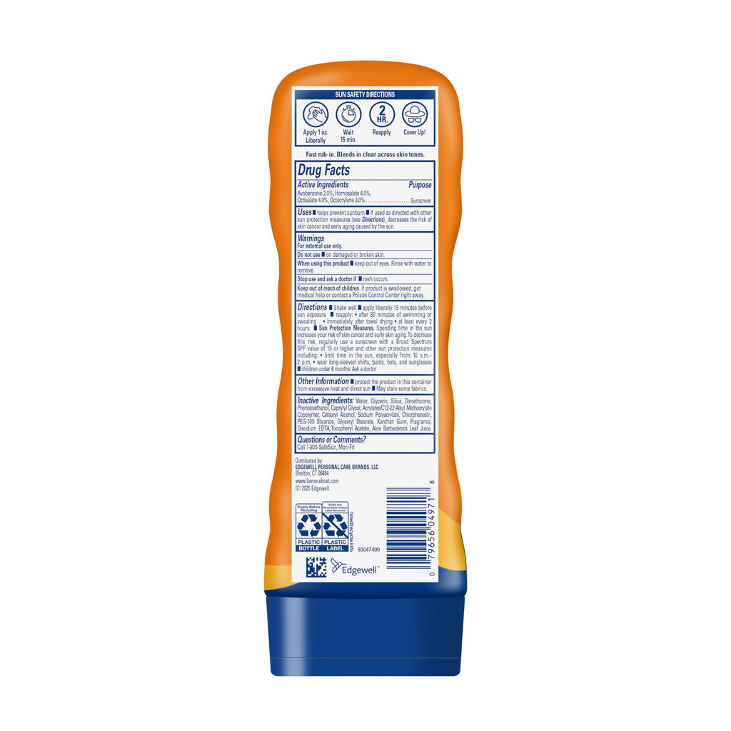 Banana Boat Sport Ultra SPF 50 Sunscreen Lotion, 12oz | Banana Boat Sunscreen SPF 50 Lotion, Oxybenzone-Free, Sunblock, Family Size, 12oz (Pack of 1)