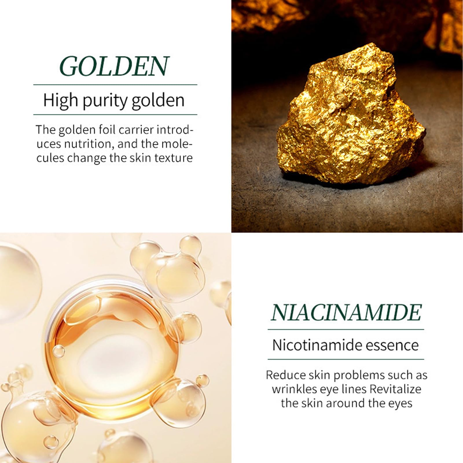 60pcs 24k Gold Eye Mask, Under Eye Patches for Dark Circles, Puffiness & Wrinkles, Hydrating Eye Mask Skincare, Eye Patches for Women, Under Eye Mask, Refresh Your Skin, Reduce Wrinkles and Fine Lines