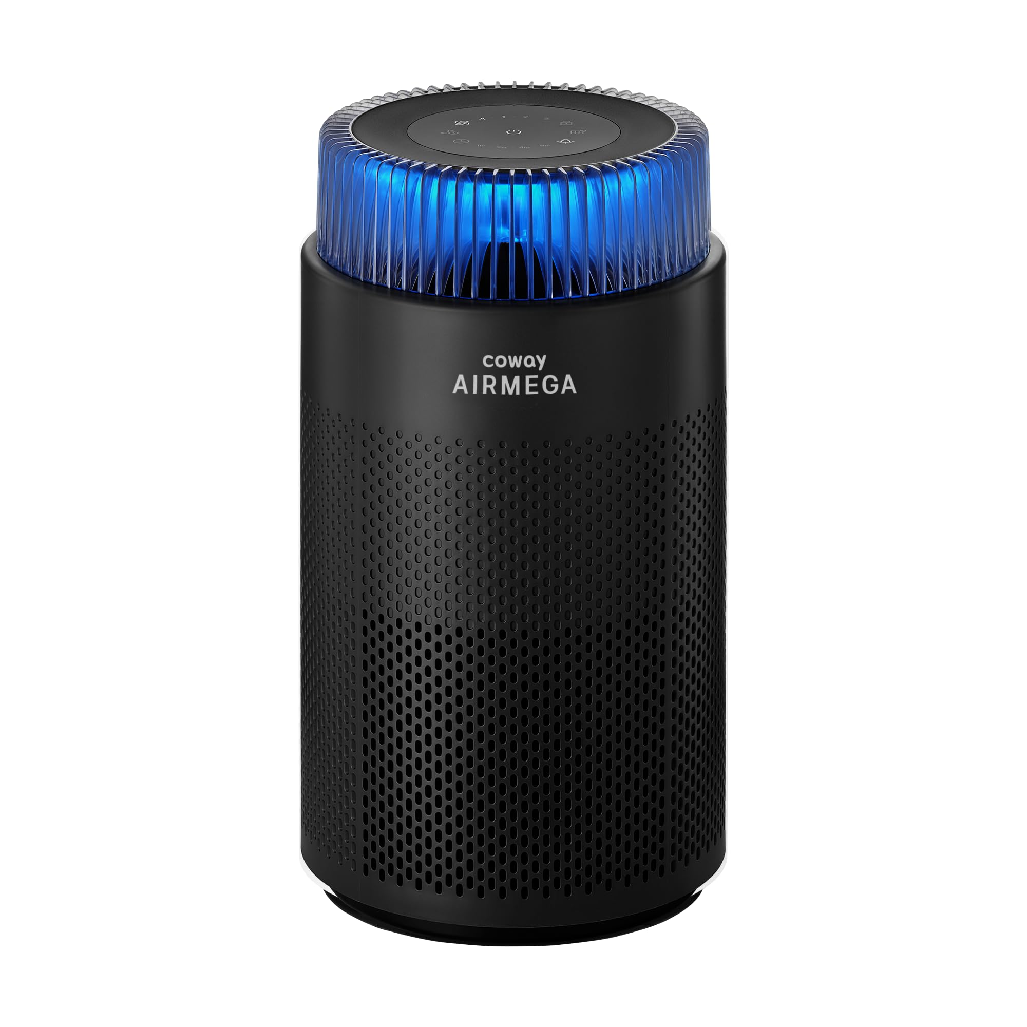COWAY Air Purifiers for Home up to 810 ft², HEPA and Carbon Filter for Smoke, Allergies, Pet Dander, Odor, AQI Monitor, Auto Mode, Timer, Filter Indicator, Night Light, 2yr Warranty, Airmega 100 White