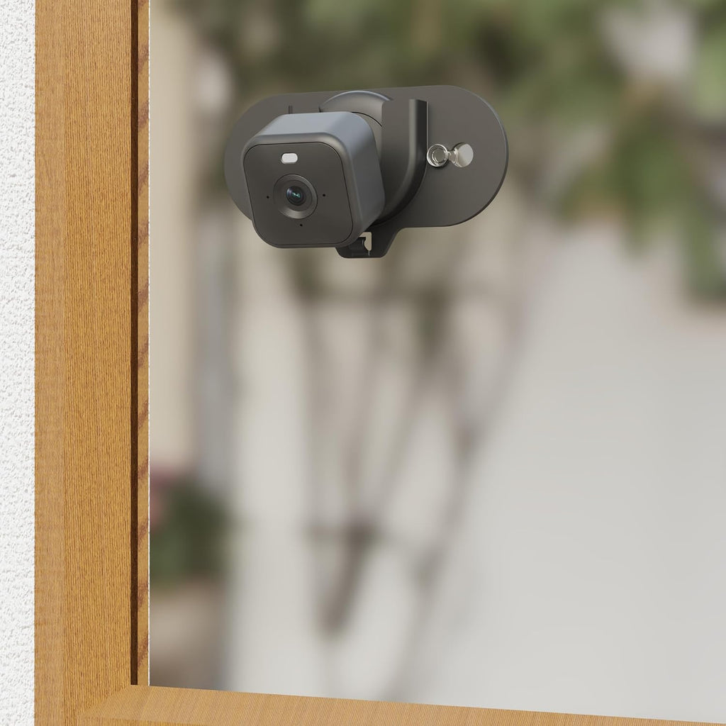 2 Pack Blink Camera Mount with Strong Suction Cup, No Drill No Screws No Adhesive, Window Mount for Blink Mini 2K+ /Mini 2 /Blink Outdoor 2K+ 4 /Blink Indoor Camera (Black)