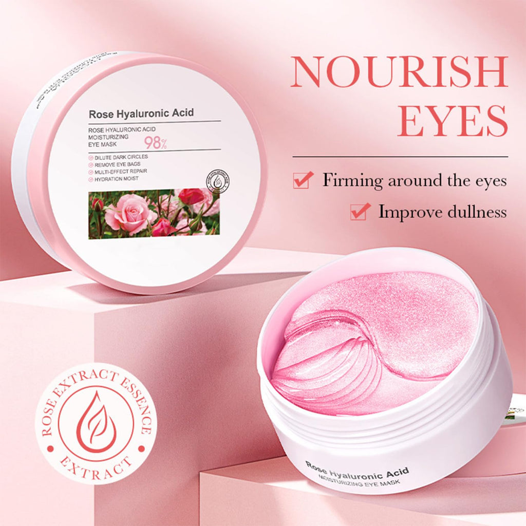 60 Pcs Gradient Under Eye Patches, Eye Patches for Puffy Eyes and Dark Circles, Eye Patches for Dark Circles, Under Eye Mask, Collagen Eye Patches, Eye Mask Skincare, Reduce Wrinkles and Fine Lines