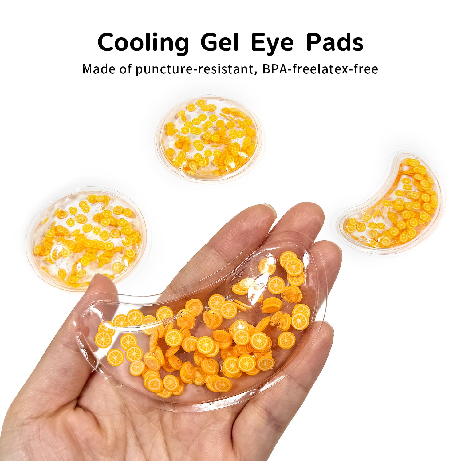 4PCS Gel Eye Ice Pack Set Reusable, Cold and Hot Compress for Eyes, Ice Pack for Eyes, Cooling Eye Pads for Eye Strain, Swelling, Redness, Dark Circles, Puffy Eyes, and Eye Recovery Surgery.