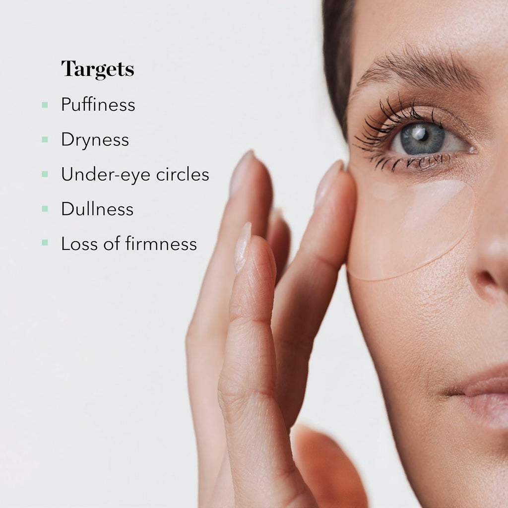 BIOEFFECT Imprinting Eye Masks | Hydrogel Under Eye Masks with Hyaluronic Acid for Puffiness and Dark Under-Eye Circles, 8 Pairs