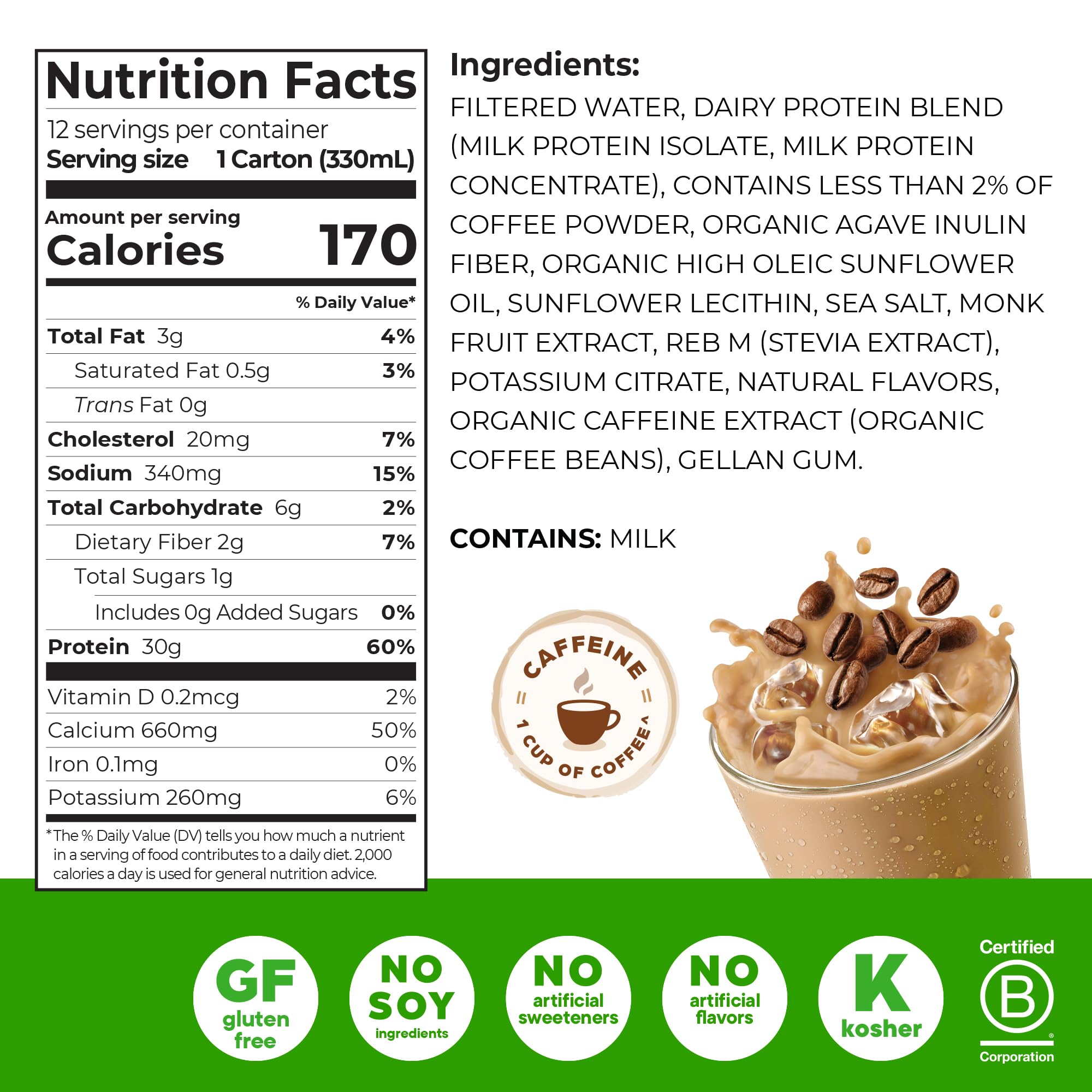 Orgain 30g High Protein Shake, Dairy Isolate Milk Protein, Chocolate Fudge, 5g BCAAs, 1g Sugar Per Serving, Meal Replacement, Ready to Drink, Keto Friendly, Gluten-Free 11 Fl Oz (Pack of 12)