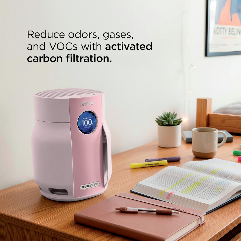 Shark BreatheClear, Smart Air Purifier, Living Room, Bedroom, Kitchen, Motion Sensing, HEPA-Exceeding In All Modes, No Filter Changes up to 6 Years, Dove, HP162 (2026)