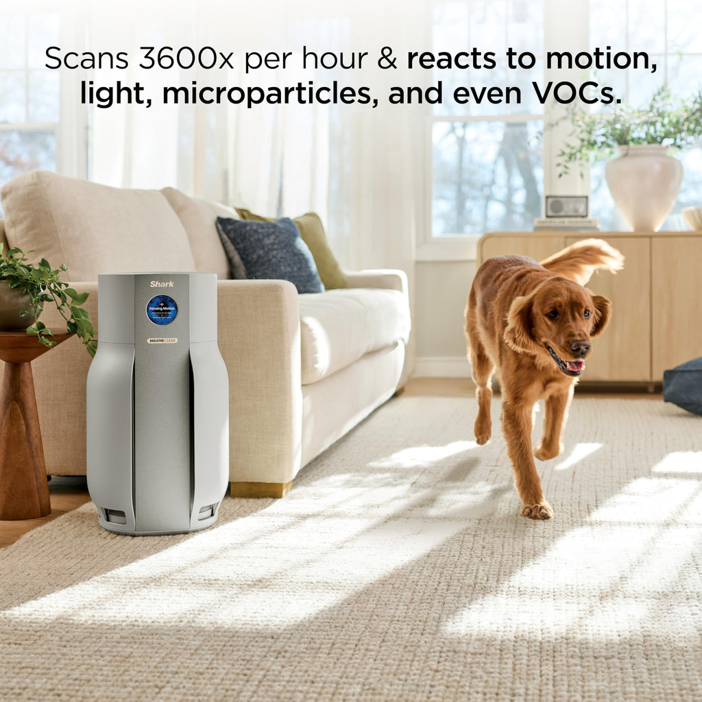 Shark BreatheClear, Smart Air Purifier, Living Room, Bedroom, Kitchen, Motion Sensing, HEPA-Exceeding In All Modes, No Filter Changes up to 6 Years, Dove, HP162 (2026)