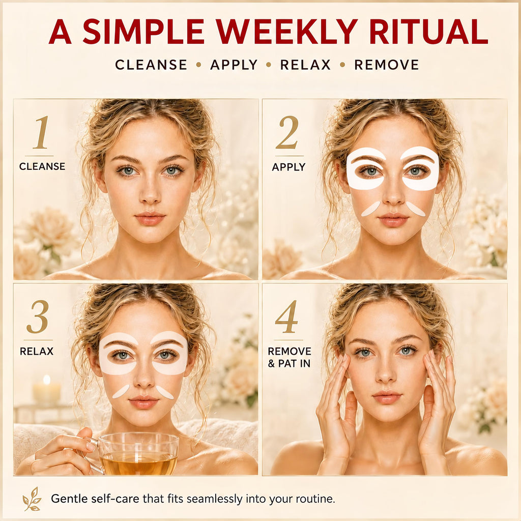 GONIM Under Eye Patches for Puffy Eyes and Dark Circles, Collagen, Eye Mask | Caffeine eye patches for women, retinol PDRN hydrogel under eye mask, hydrating care for dry fine lines, 360° fit, 4 pairs