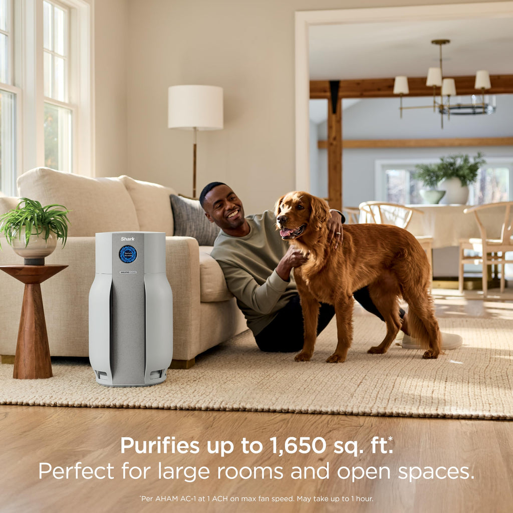 Shark BreatheClear, Smart Air Purifier, Living Room, Bedroom, Kitchen, Motion Sensing, HEPA-Exceeding In All Modes, No Filter Changes up to 6 Years, Dove, HP162 (2026)
