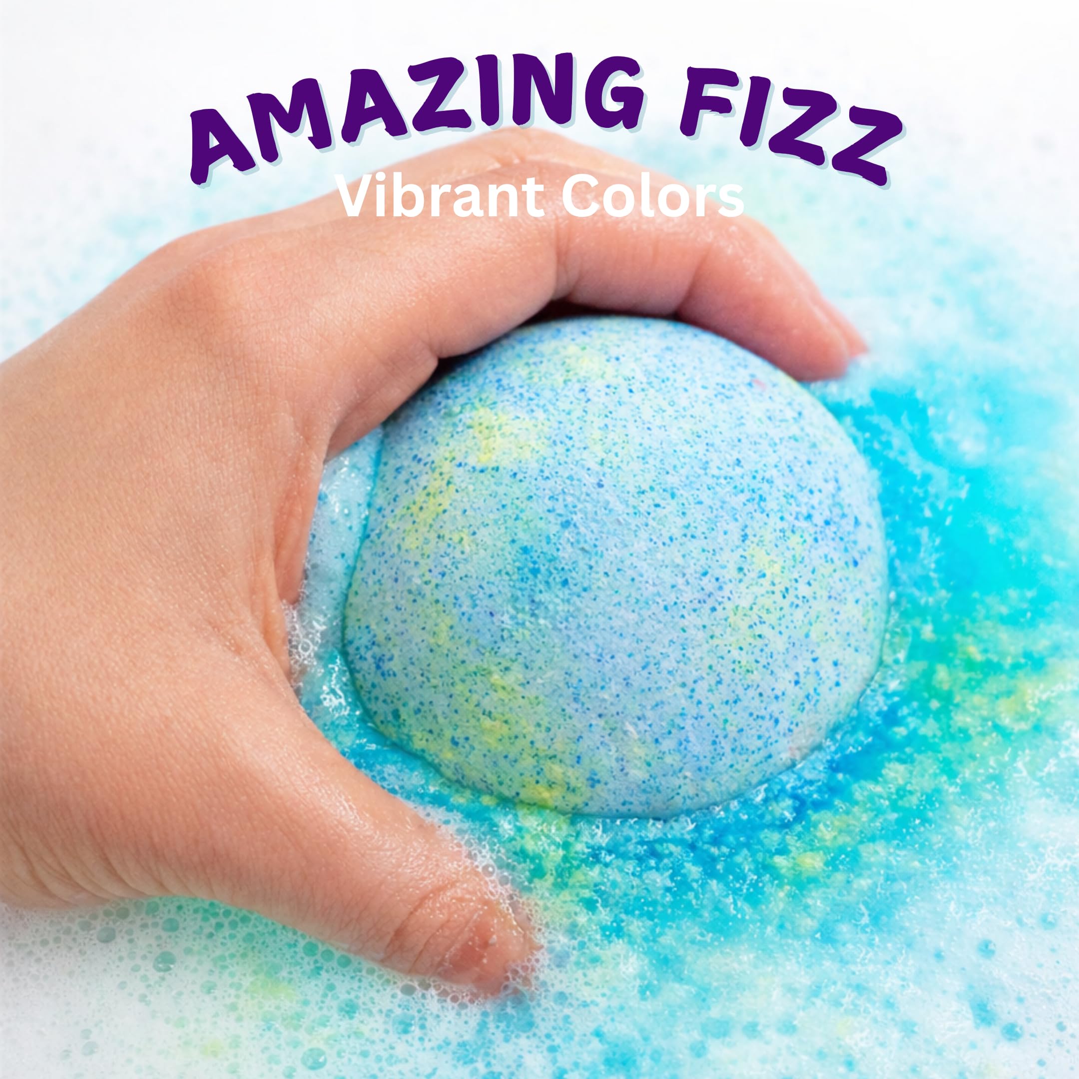 EvolutionUSA Refresh Bath Bombs for Women & Kids – 24 Bath Bombs Mini Sized, Organic Bathbomb Set, Women & Kids Bath Fizz, Luxury Gift for Mother’s Day, Easter, Valentines, Birthday or Self Care