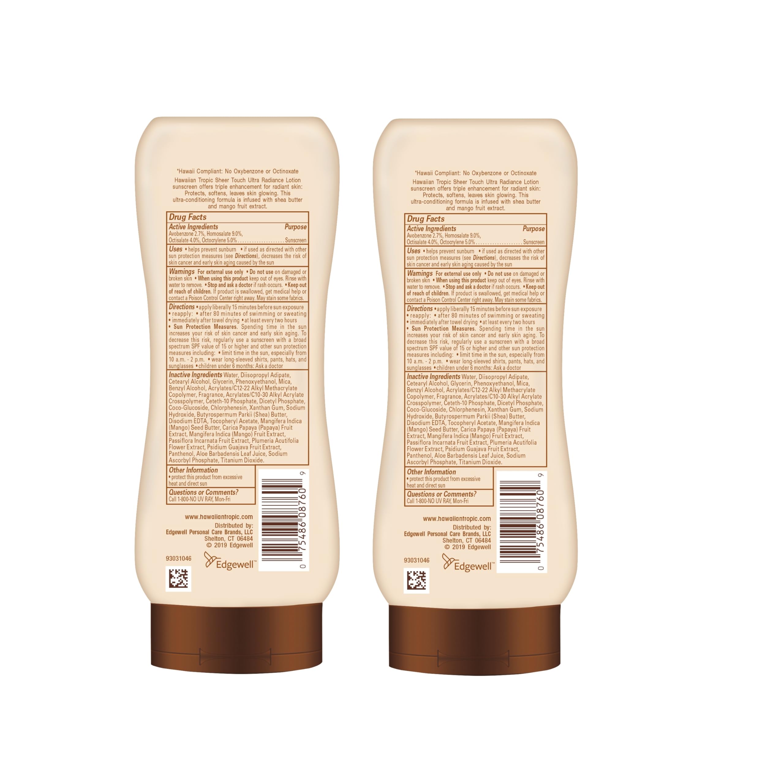 Hawaiian Tropic Sheer Touch Lotion Sunscreen SPF 70, 8 Fl Oz | Broad Spectrum, Oxybenzone Free, Sunblock Lotion, Hawaiian Tropic Sunscreen SPF 70, 8 Fl Oz