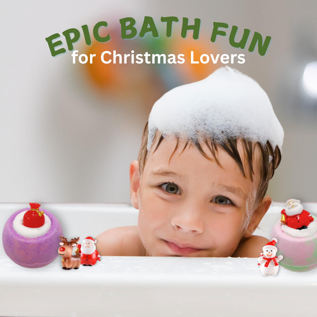 EvolutionUSA Refresh Bath Bombs for Women & Kids – 24 Bath Bombs Mini Sized, Organic Bathbomb Set, Women & Kids Bath Fizz, Luxury Gift for Mother’s Day, Easter, Valentines, Birthday or Self Care