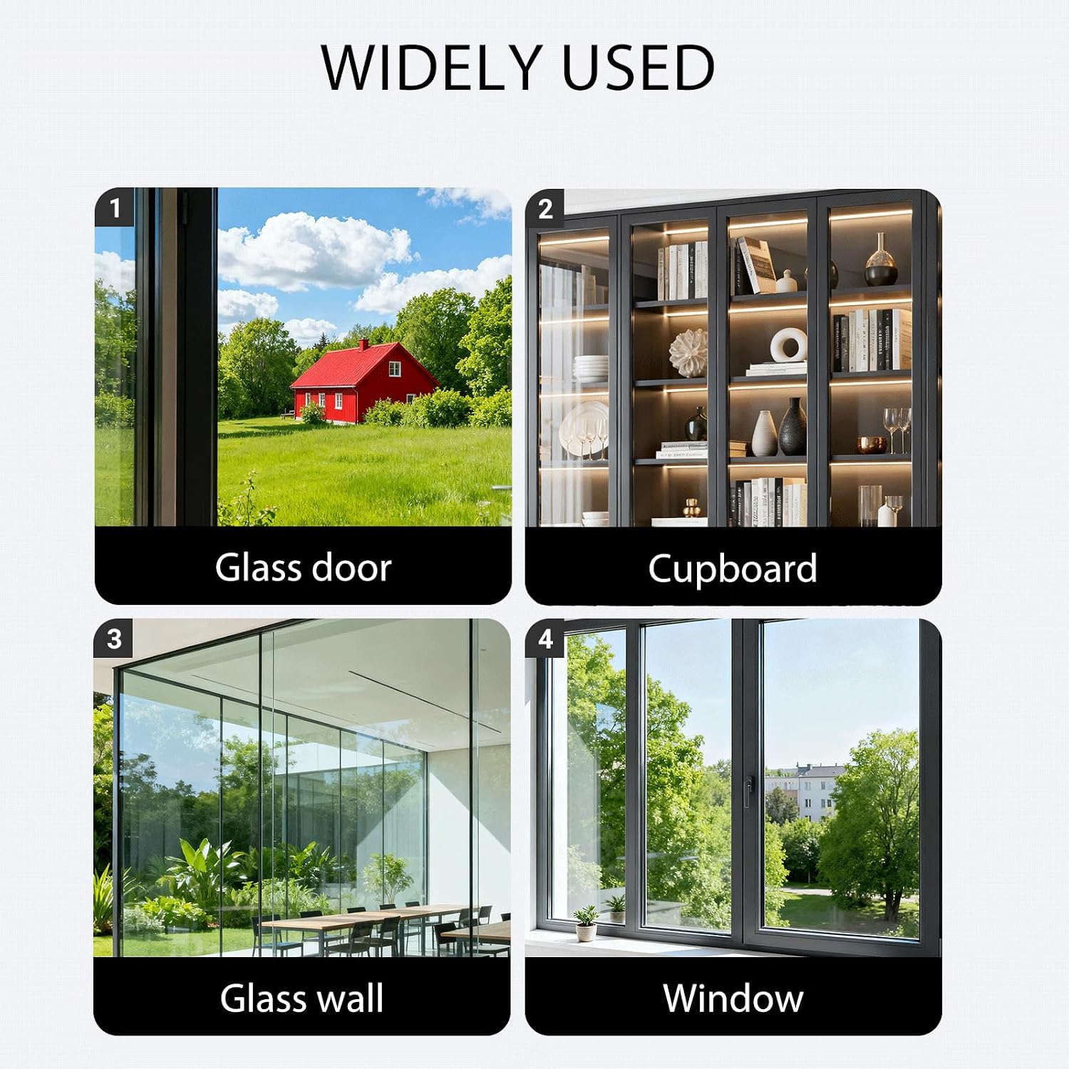 2PCS Security Camera Window Mount Compatible with Blink Mini, No Drill No Screws Installation Required - Not for Double Pane or Frosted Glass