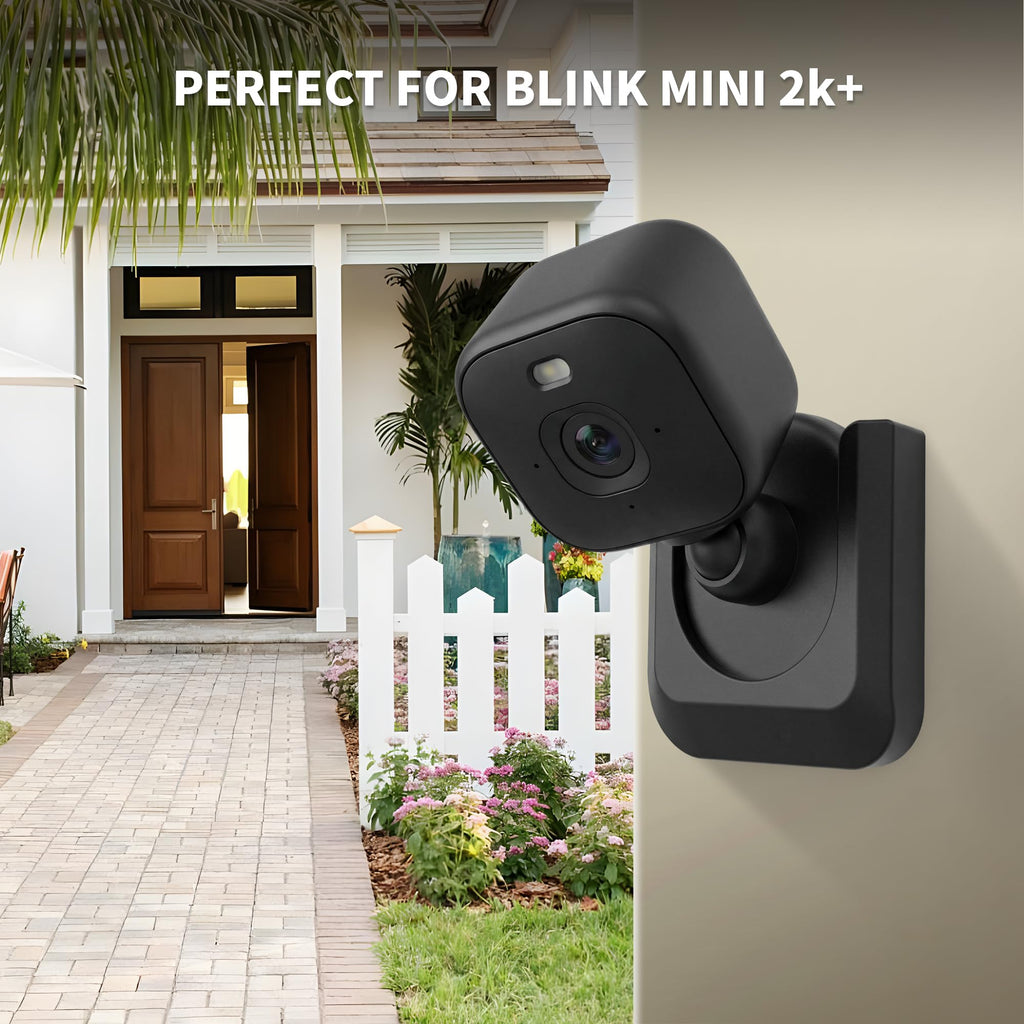 Blink Mini 2 No Drill Wall Mount Bracket for Blink Mini 2/Blink Outdoor 4/Blink Indoor Camera,No Screw Adhesive Blink Camera Mount for Blink Indoor Outdoor Camera 3Pack (Camera Not Included),White