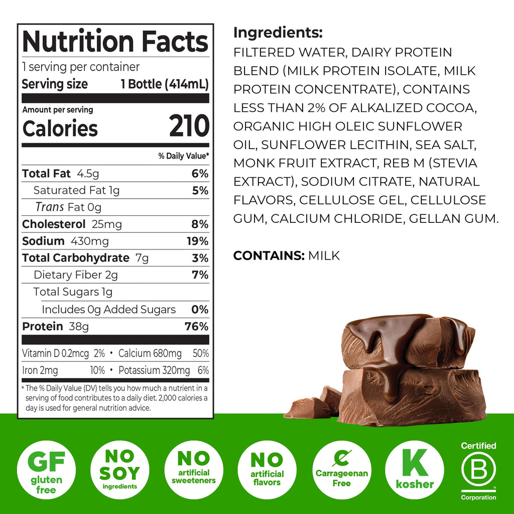 Orgain 30g High Protein Shake, Dairy Isolate Milk Protein, Chocolate Fudge, 5g BCAAs, 1g Sugar Per Serving, Meal Replacement, Ready to Drink, Keto Friendly, Gluten-Free 11 Fl Oz (Pack of 12)
