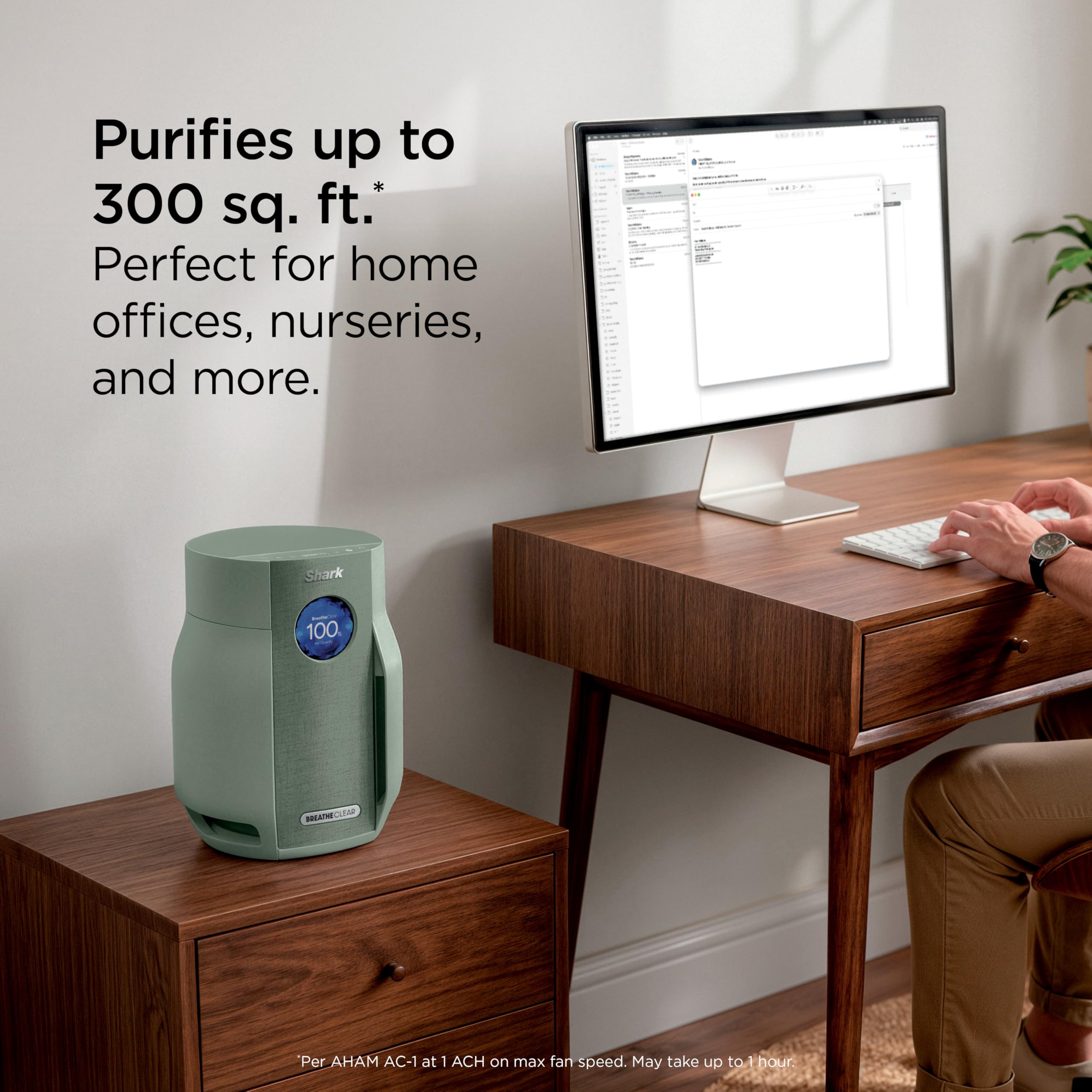 Shark BreatheClear, Smart Air Purifier, Living Room, Bedroom, Kitchen, Motion Sensing, HEPA-Exceeding In All Modes, No Filter Changes up to 6 Years, Dove, HP162 (2026)