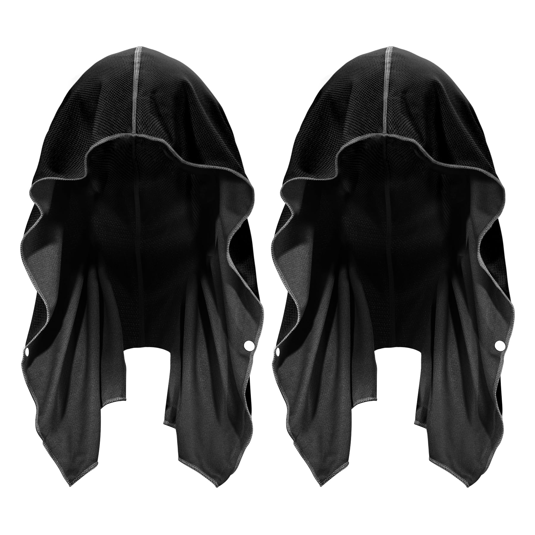 Sukeen Cooling Hoodie Towel, Cooling Towels for Neck and Face Quick Drying Absorbent, UV Protection Cooling Neck Wraps, Sport Workout Camping Cycling Cooling Towel