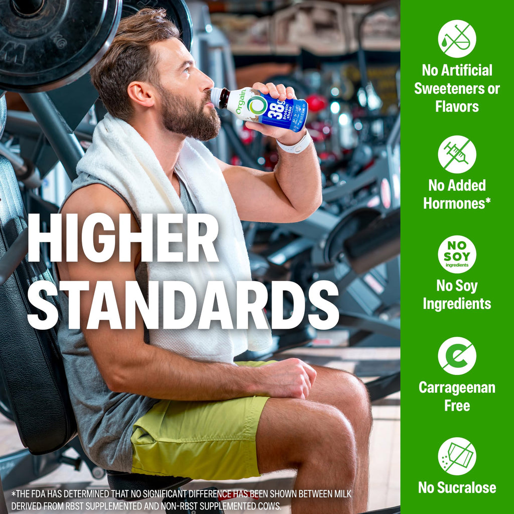 Orgain 30g High Protein Shake, Dairy Isolate Milk Protein, Chocolate Fudge, 5g BCAAs, 1g Sugar Per Serving, Meal Replacement, Ready to Drink, Keto Friendly, Gluten-Free 11 Fl Oz (Pack of 12)