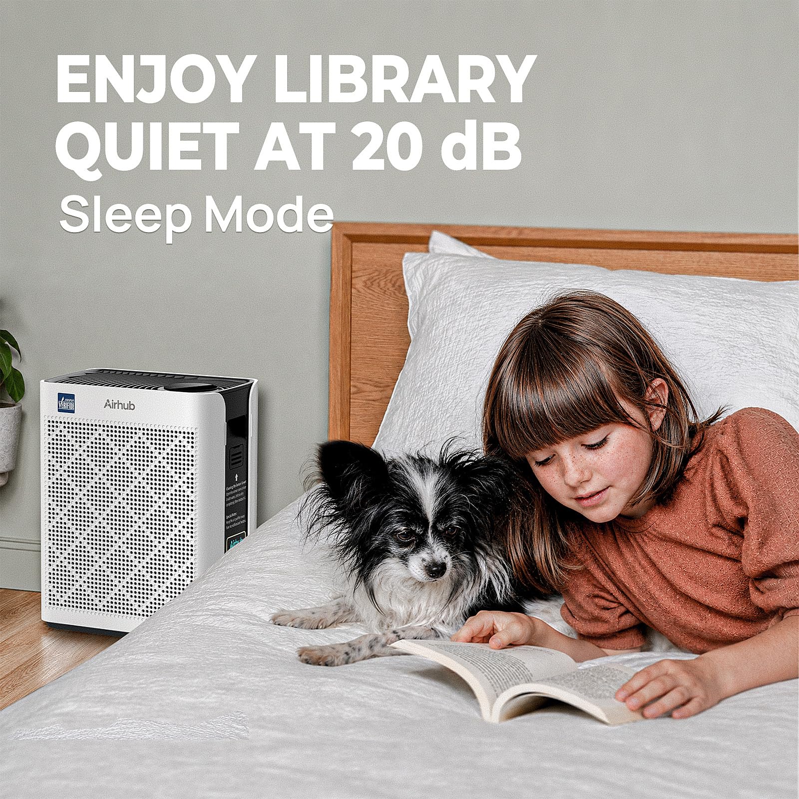 Air Purifiers for Home Large Room, AHAM Verified, HEPA Filter with Activated Carbon & Washable Pre-Filter, Quiet 20dB Sleep Mode, PM2.5 Air Quality Sensor, for Dust, Odor, Allergens & Pets