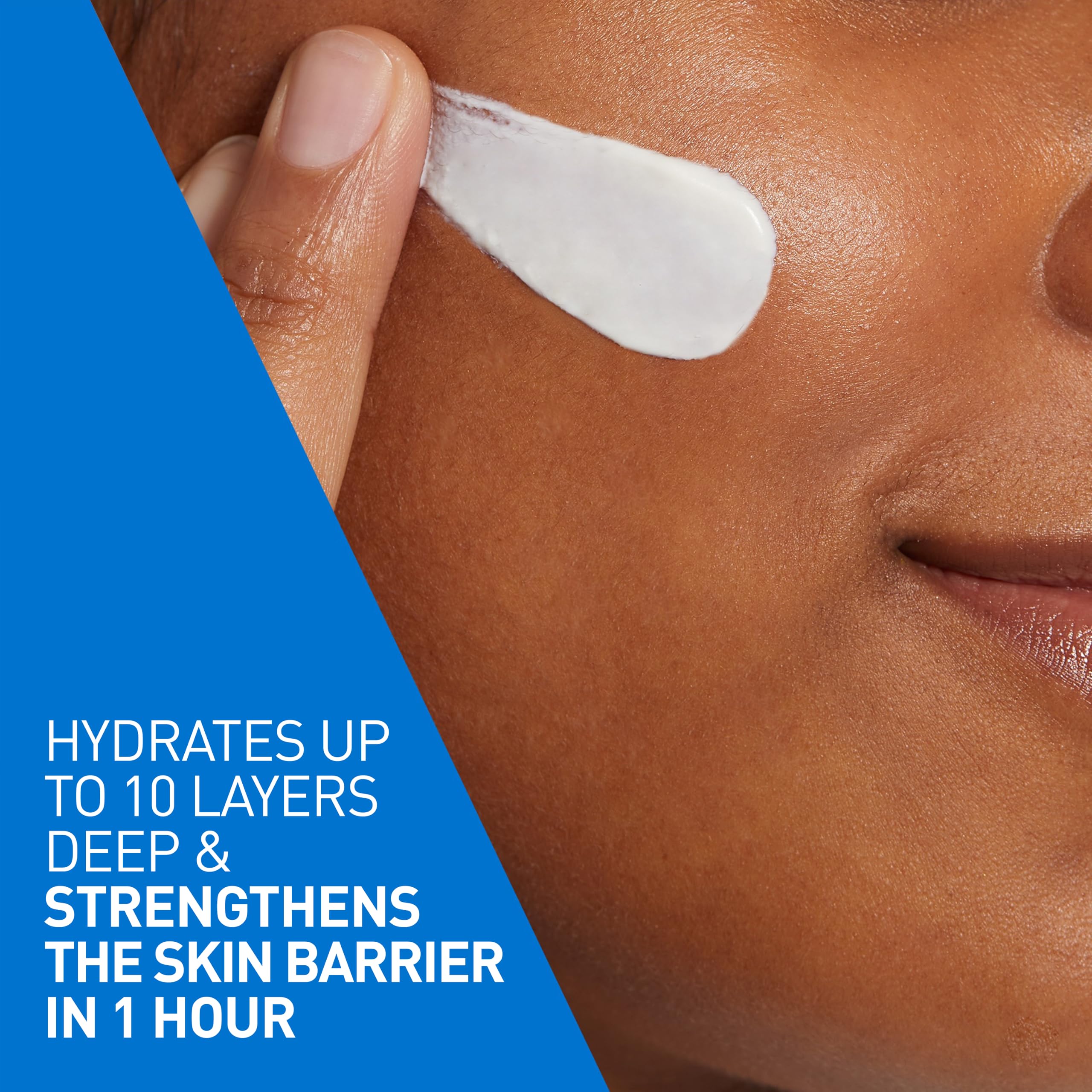 CeraVe AM Facial Moisturizing Lotion SPF 50, Face Moisturizer with SPF, Hyaluronic Acid, Niacinamide & Ceramides, Non-Greasy, Blends Seamlessly With No White Cast, Non Comedogenic Sunscreen, 3 Oz